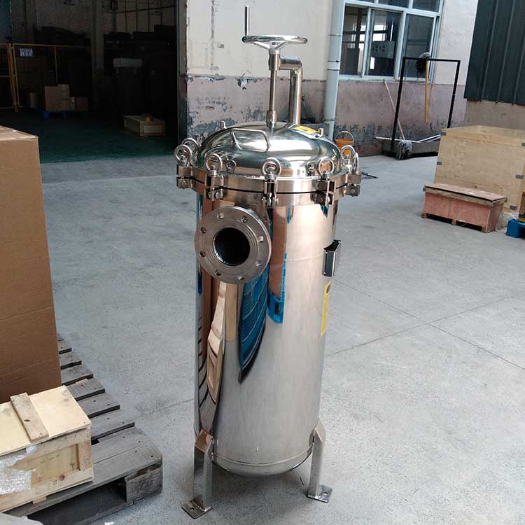 華豫供應DN100多袋式過濾器 三只濾袋180*810 不銹鋼筒體